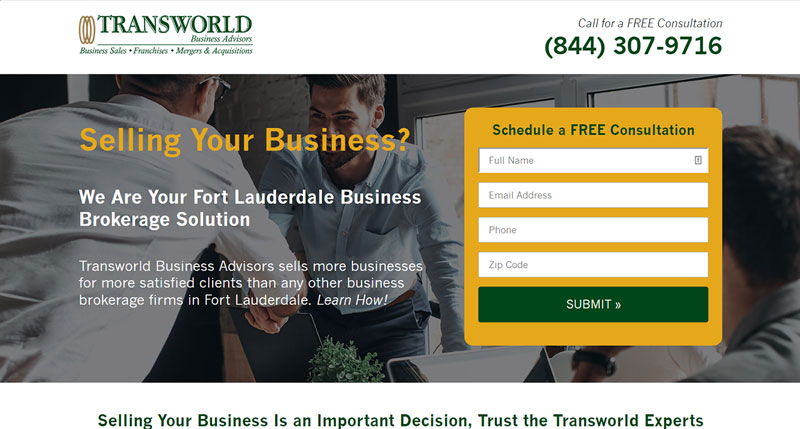 Transworld Landing Pages